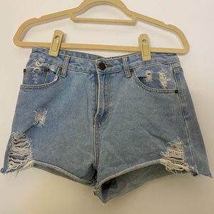 Twenty Four Seven Distressed Jean Shorts
